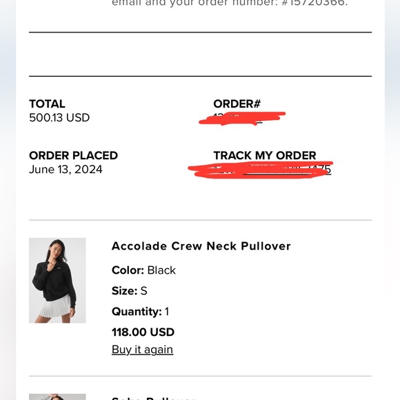 Alo 🖤🖤 Bestselling Accolade Crew Neck Pullover - Black, Size S - Picture 6 of 6